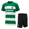 Officiële Voetbalshirt + Korte Broek Sporting CP Thuis 2023-24 - Kids